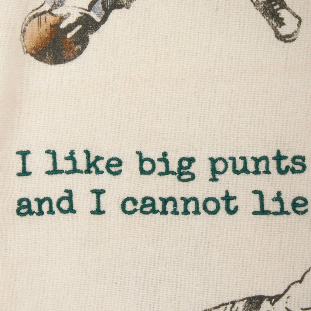 Embroidered Novelty Football Season Hand Towel