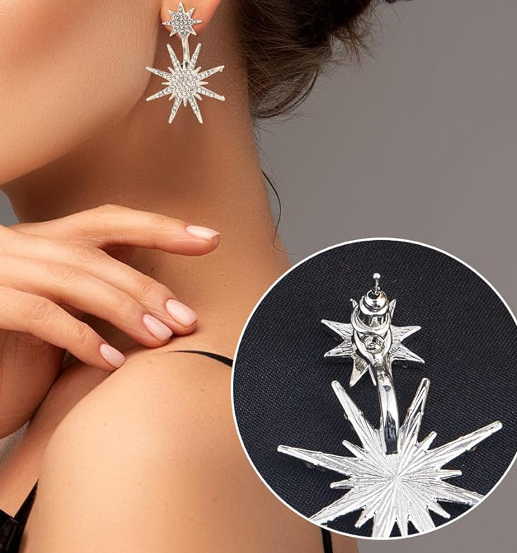Starburst Stud & Ear Jacket