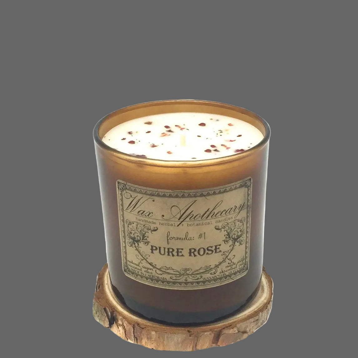 Wood Slice Candle & Cup Coasters Set of 3
