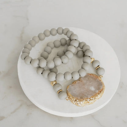 The Farrah 3 Piece in Slate Gray