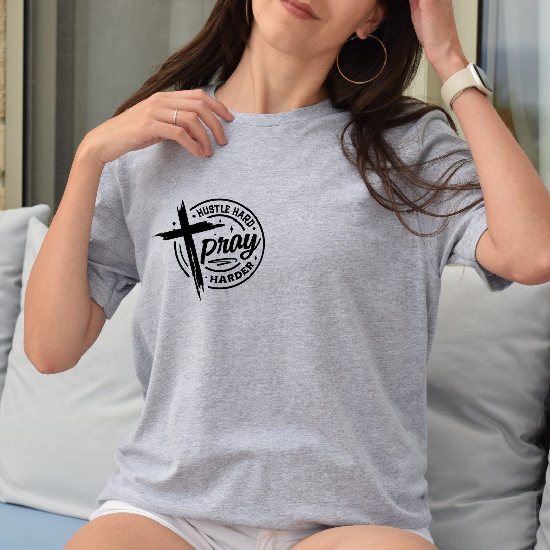 Cross Logo Pocket Tee w/Back Design