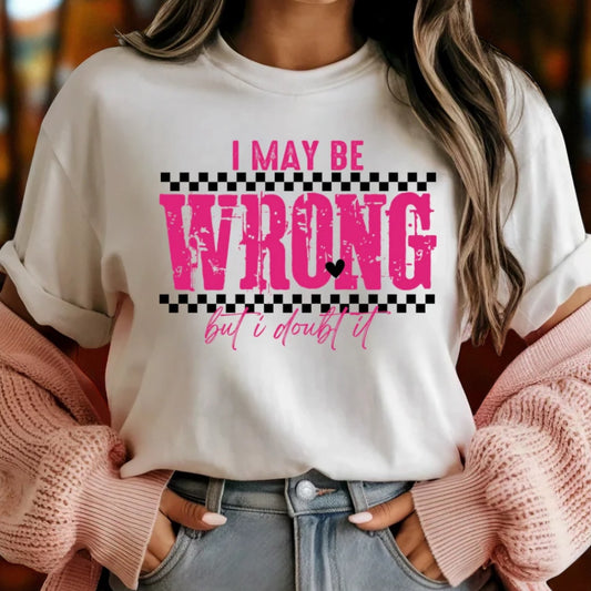 “But I doubt it” Tee