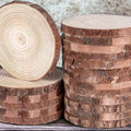 Wood Slice Candle & Cup Coasters Set of 3