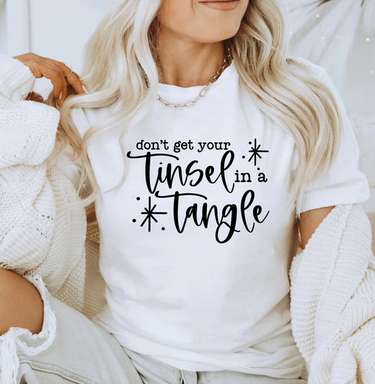 Tinsel in a Tangle Tee