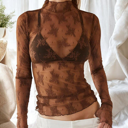 Wildflower Sheer Stretch Layering Tops