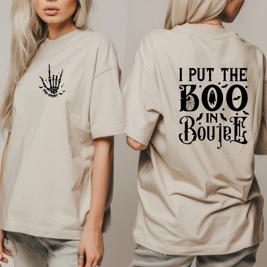 Boo in Boujee Tee w/Pocket