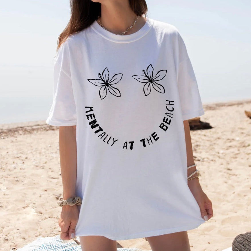 Mentally at the Beach Tee