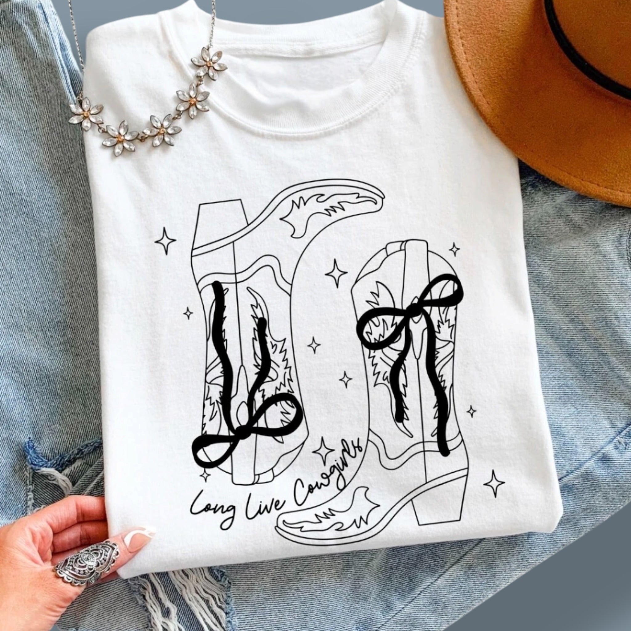 Long Live Cowgirls Monochrome Tee