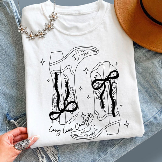 Long Live Cowgirls Monochrome Tee