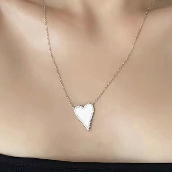 Sparkling Pastels Collection Heart Pendants.