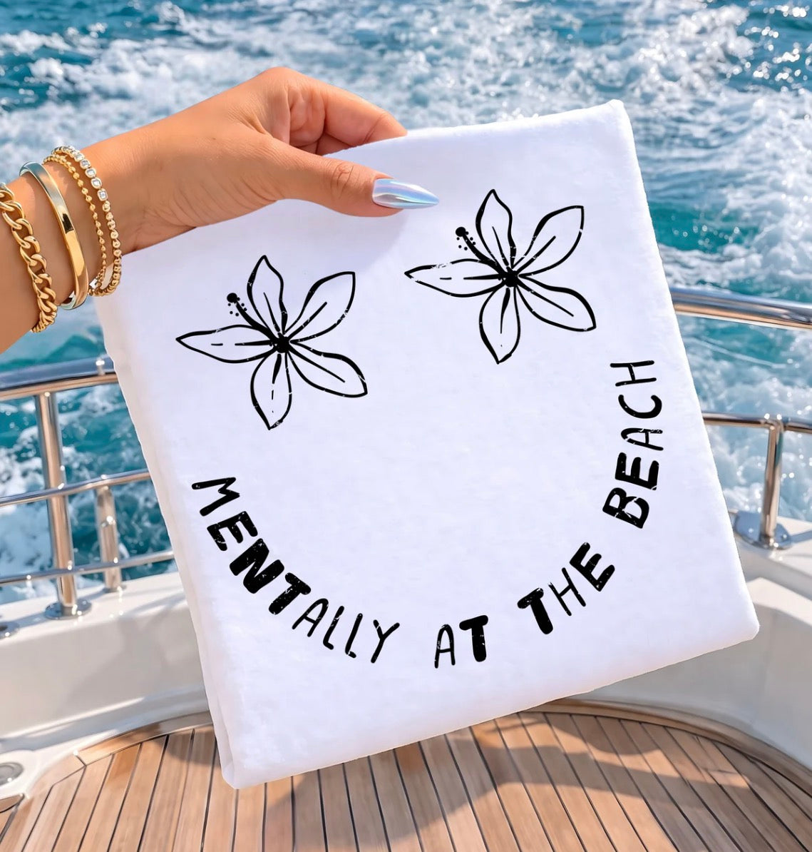 Mentally at the Beach Tee