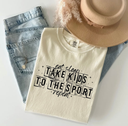 Eat. Sleep. Sport. Repeat. Tee