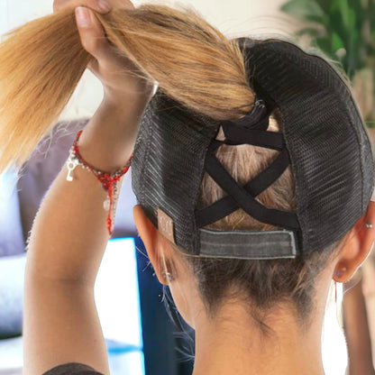 Top Knots & Coffee Ponytail Hats. Choose Color