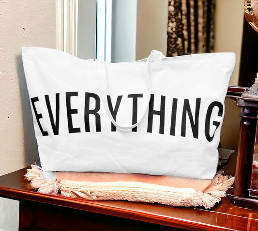 The EVERYTHING canvas XL tote