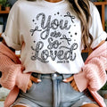Loved in Lace John 3:16 Tee