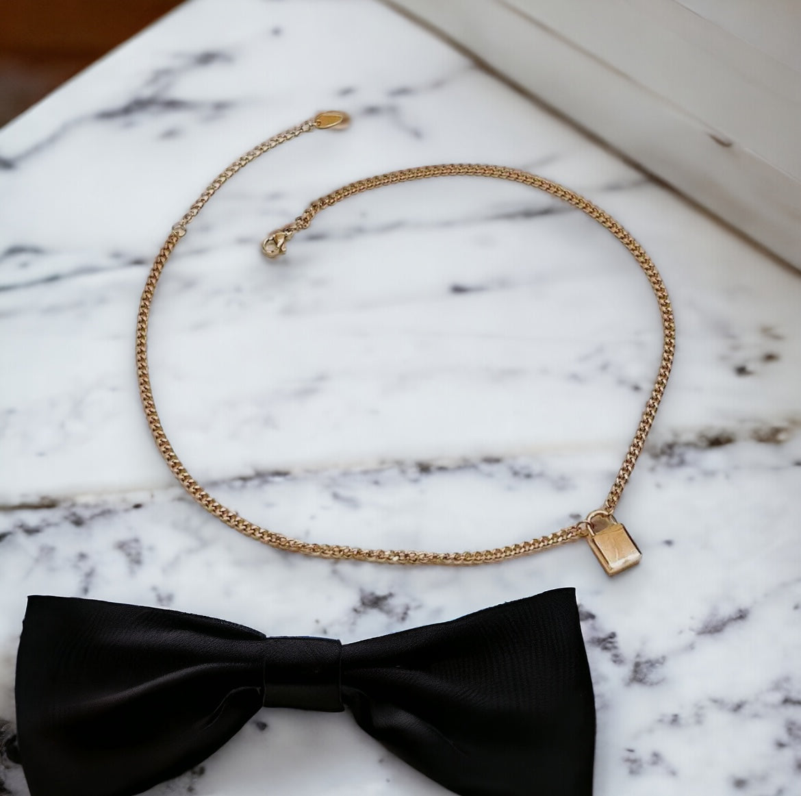 Precious Padlock Pendant Chain