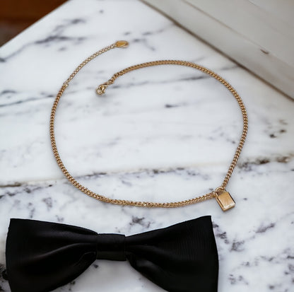Precious Padlock Pendant Chain