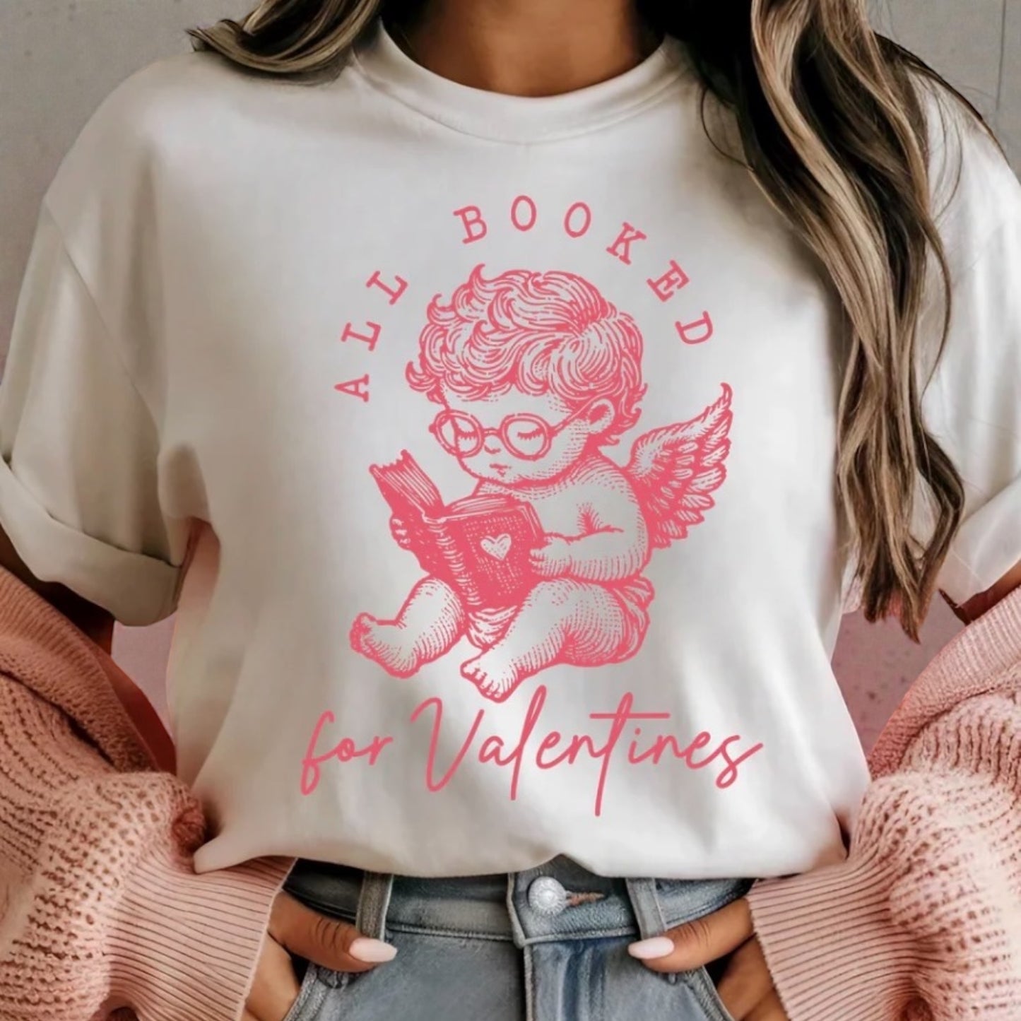 All Booked Baby Cupid Tee