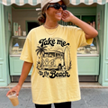 To the Beach Scene Tee