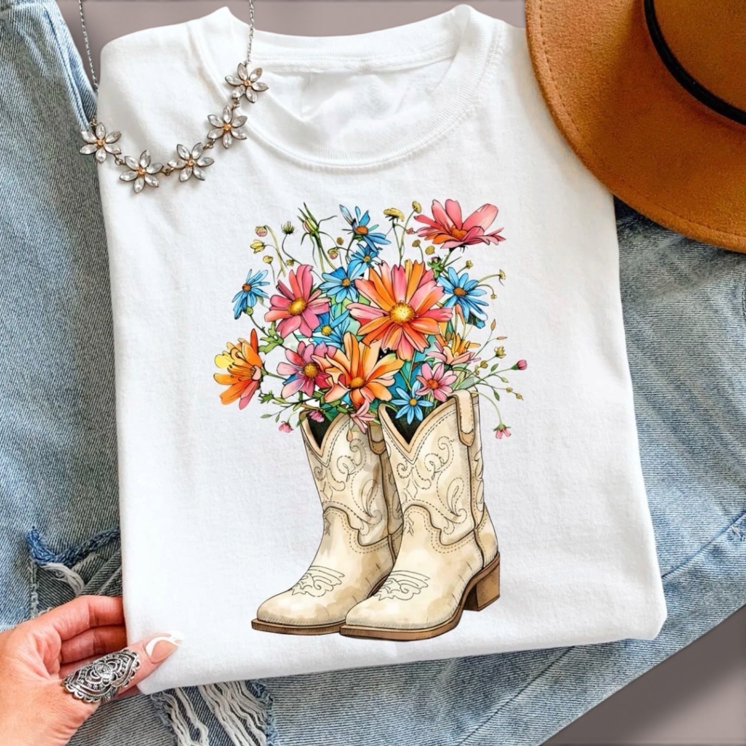 Roots in Boots Tee