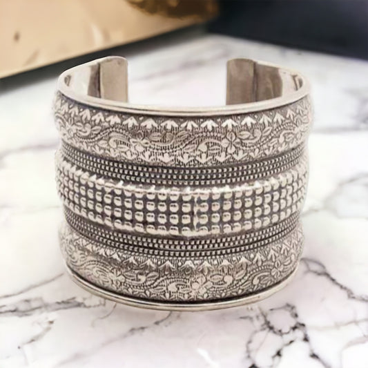 Bali Bazaar Silver Cuff