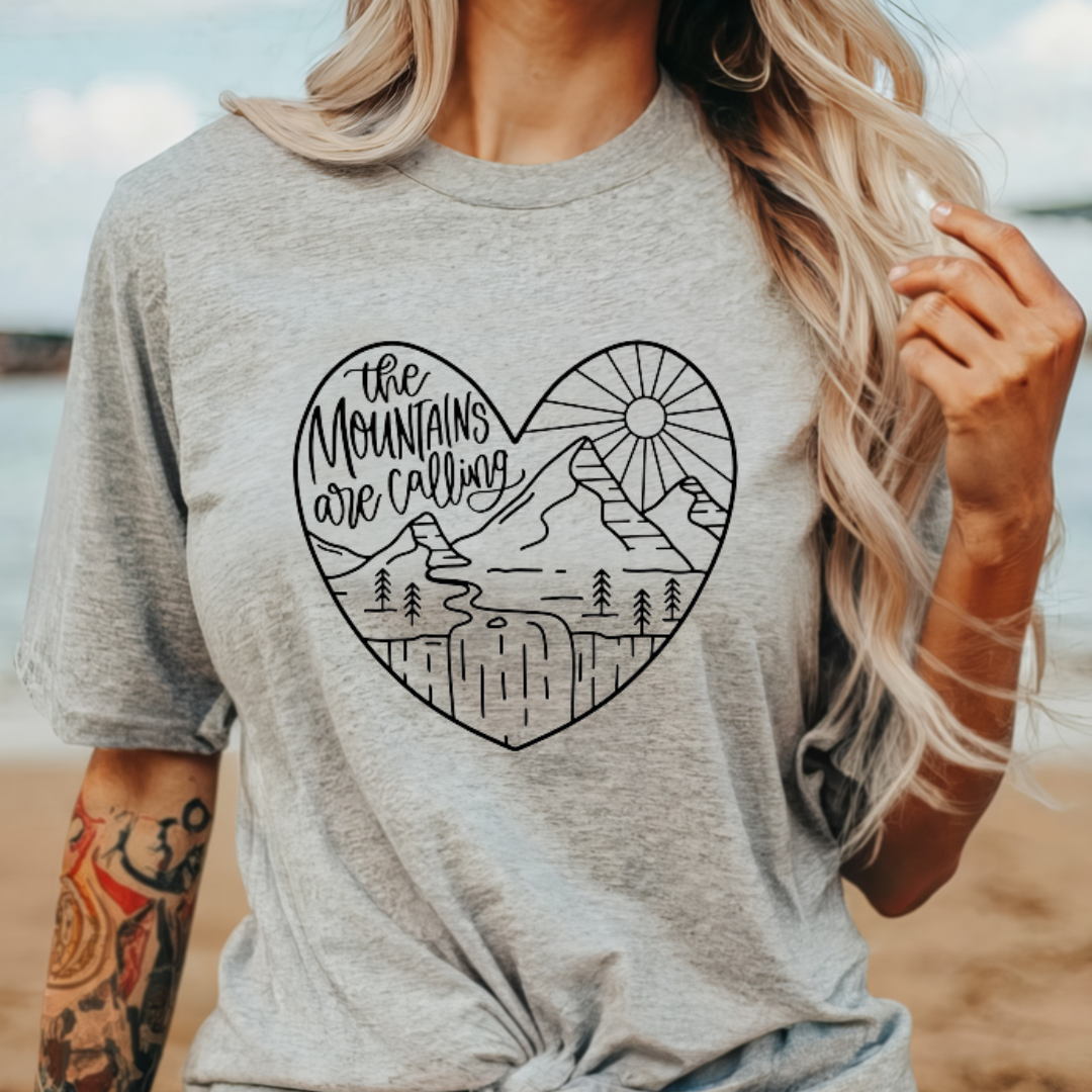 The Mountains Heart Tee