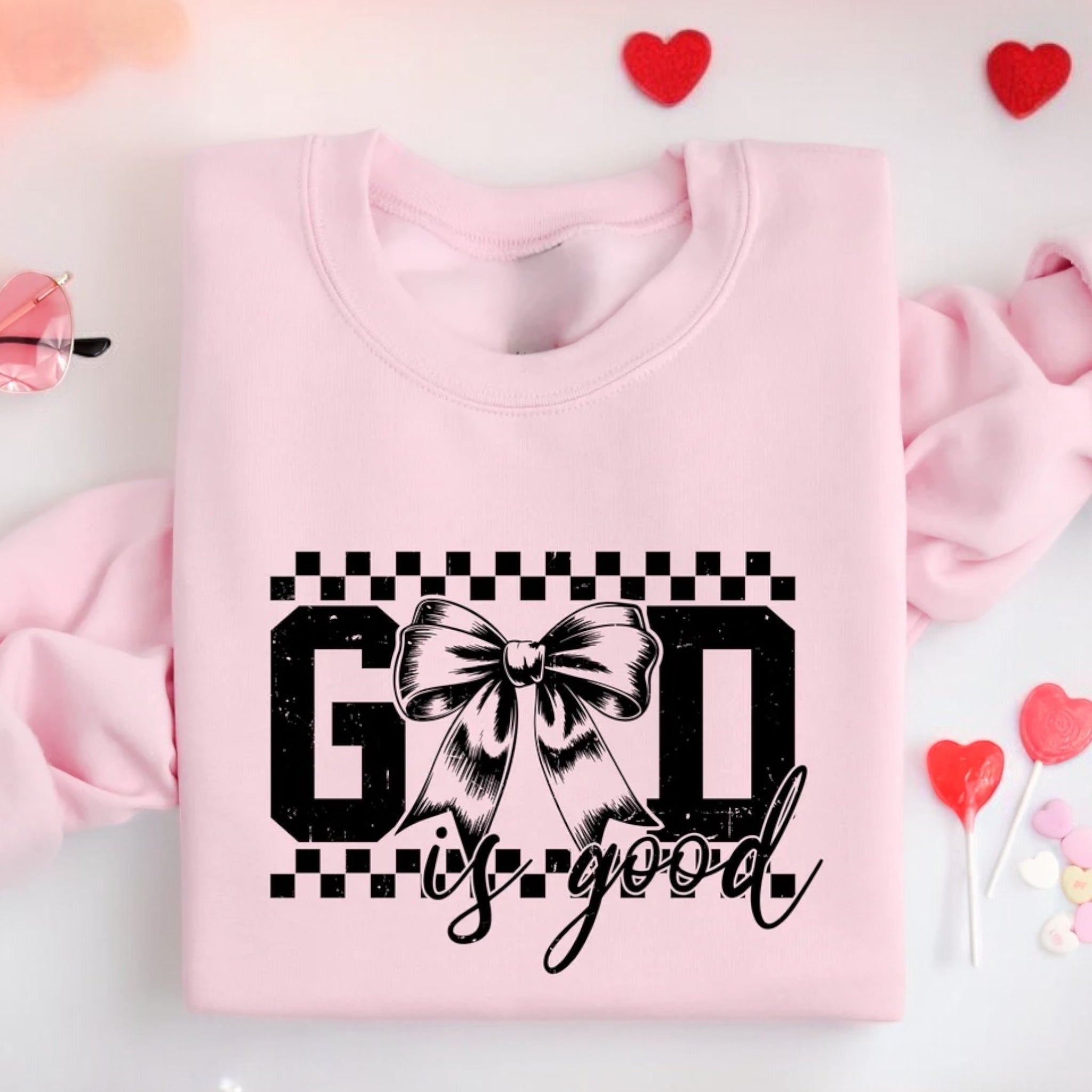 God is Good Coquette Crew