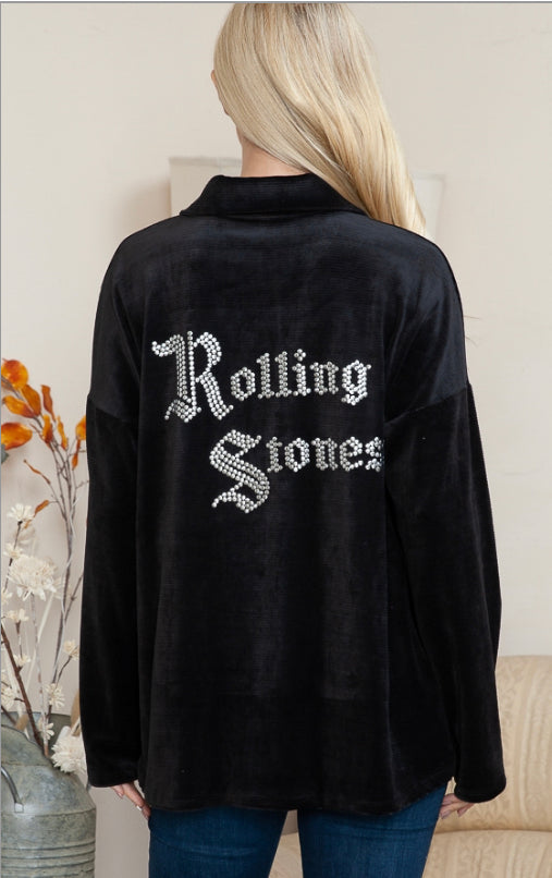 Rolling Stones bling shacket
