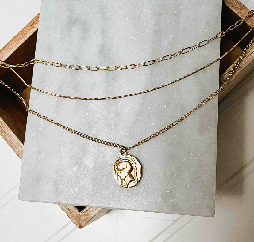 Logan Layered Pendant Necklace