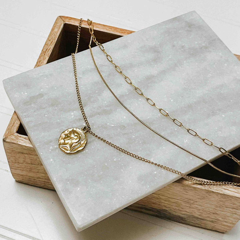 Logan Layered Pendant Necklace