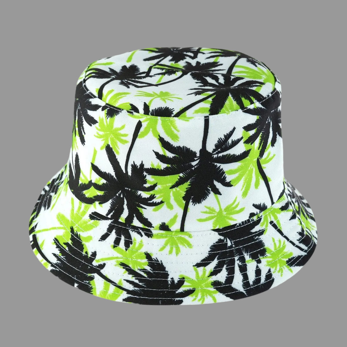 Neon Palms Reversible Bucket Hat